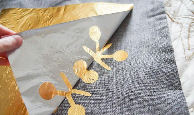 Foil on textile